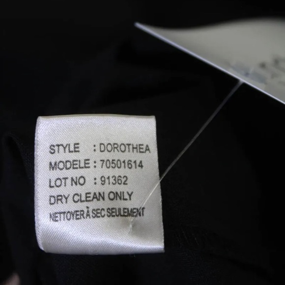 Theory Womens Back Zip Sleeveless Scoop Neck Sheath Dress Black Wool Size 10 - Picture 6 of 7